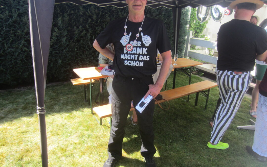 Frank feierte 60. Geburtstag