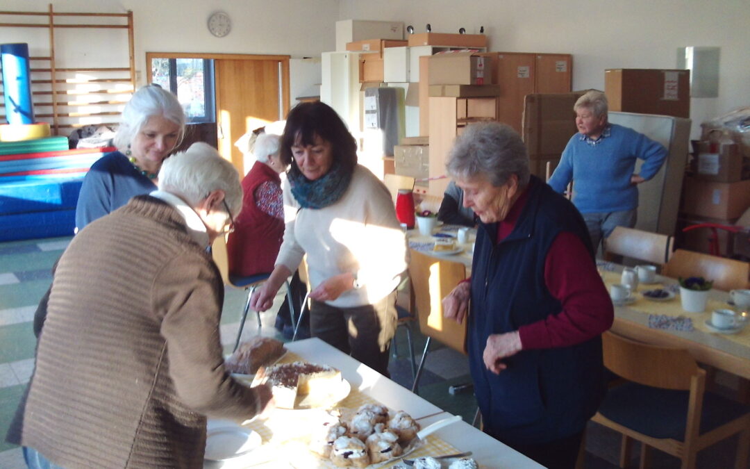 Gute Stimmung beim Sonntagskaffee