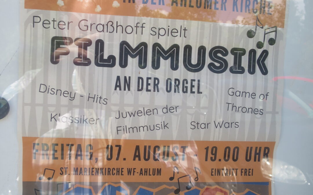 Kinostimmung am 07. August in der Kirche